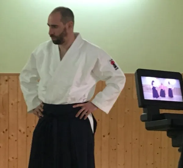 Ander Mirambell al plató de televisió